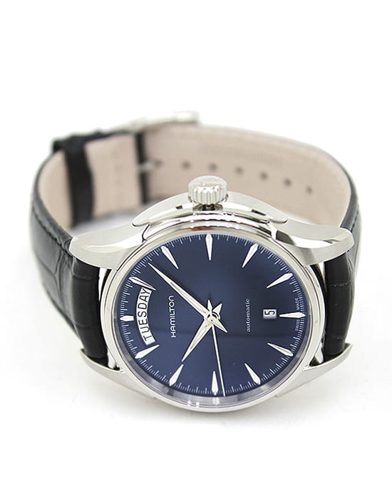 Hamilton Hamilton Jazzmaster Day Date Auto H32505741, jazzmaster швейцария мужские часы на браслете кожаный боковой вид