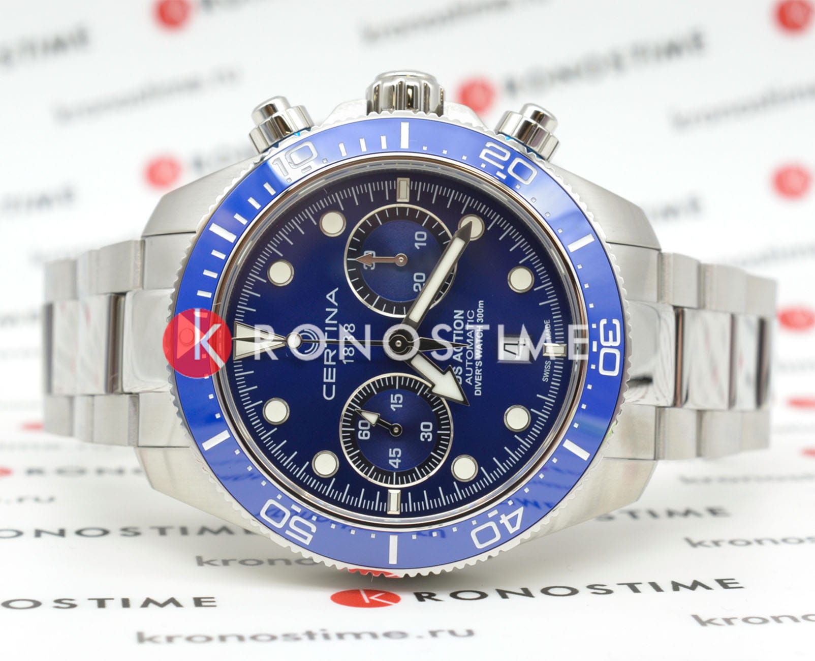 Certina Certina DS Action Diver Chrono C032.827.11.041.00 DS Action - задняя крышка сталь корпуса, швейцария часы