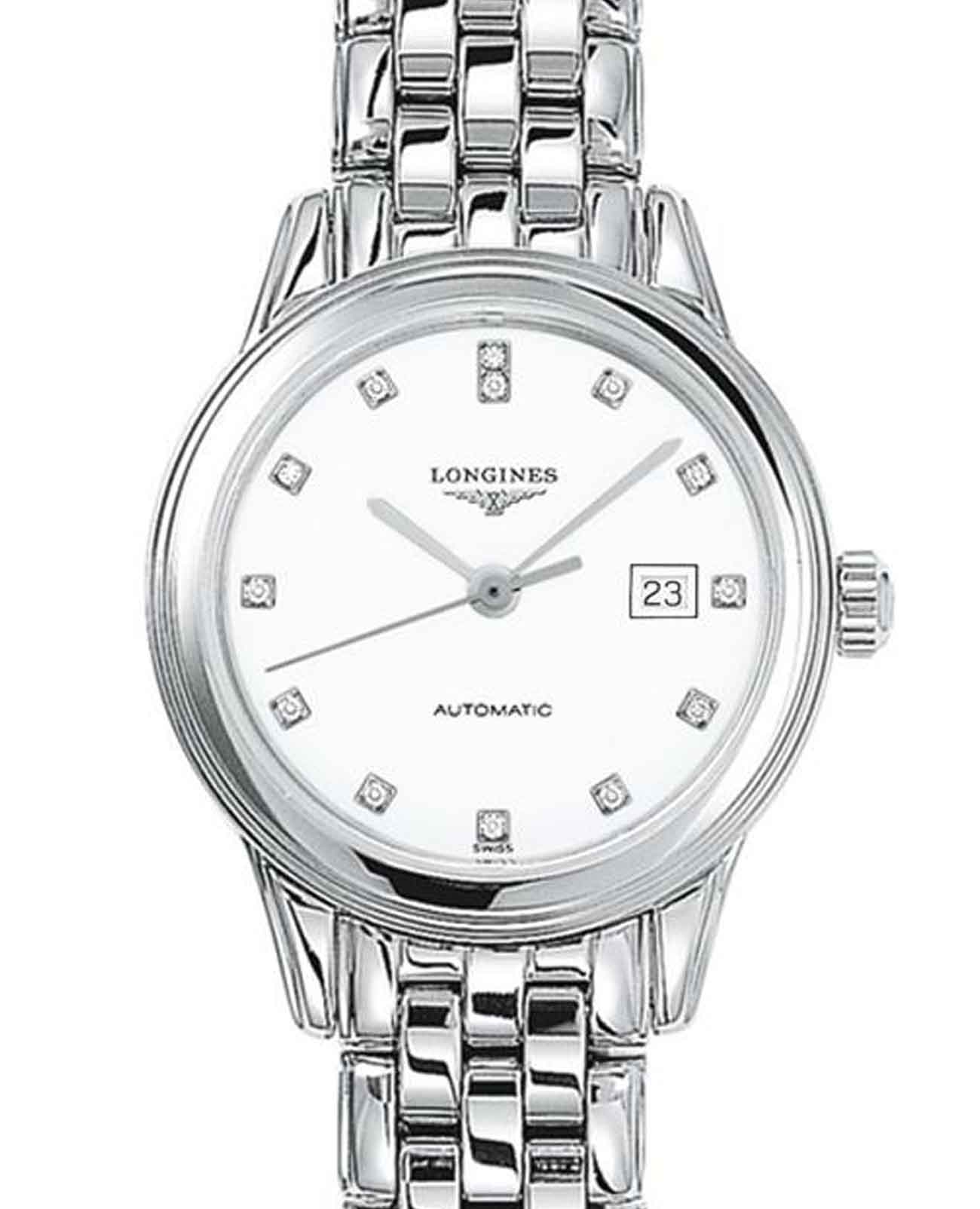 Longines Longines Flagship L4.374.4.27.6 , наручные женские часы фото под углом