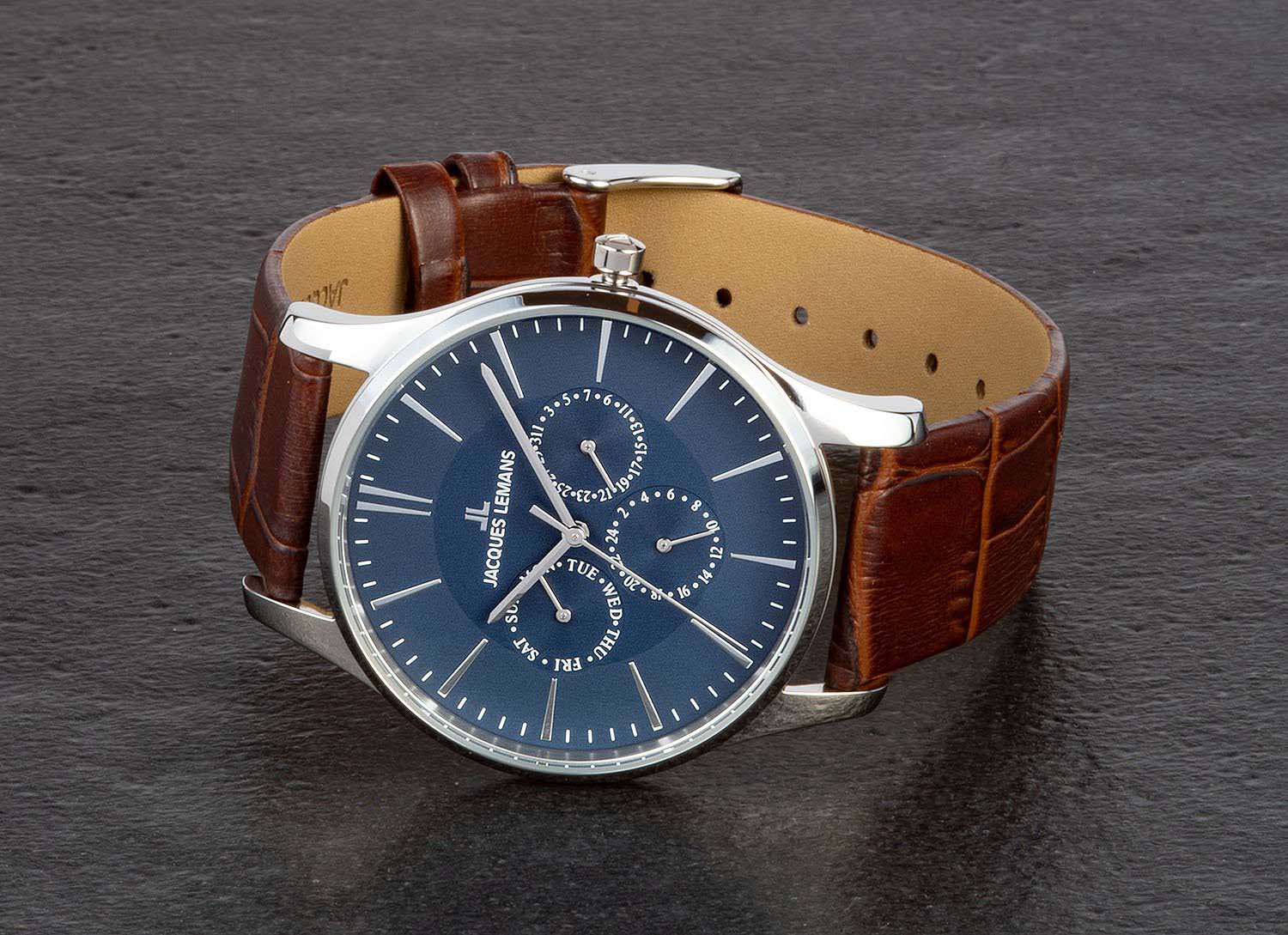 Оригинальные часы Jacques Lemans Jacques Lemans Classic 1-1951C кварцевые калибр механизма  общий вид