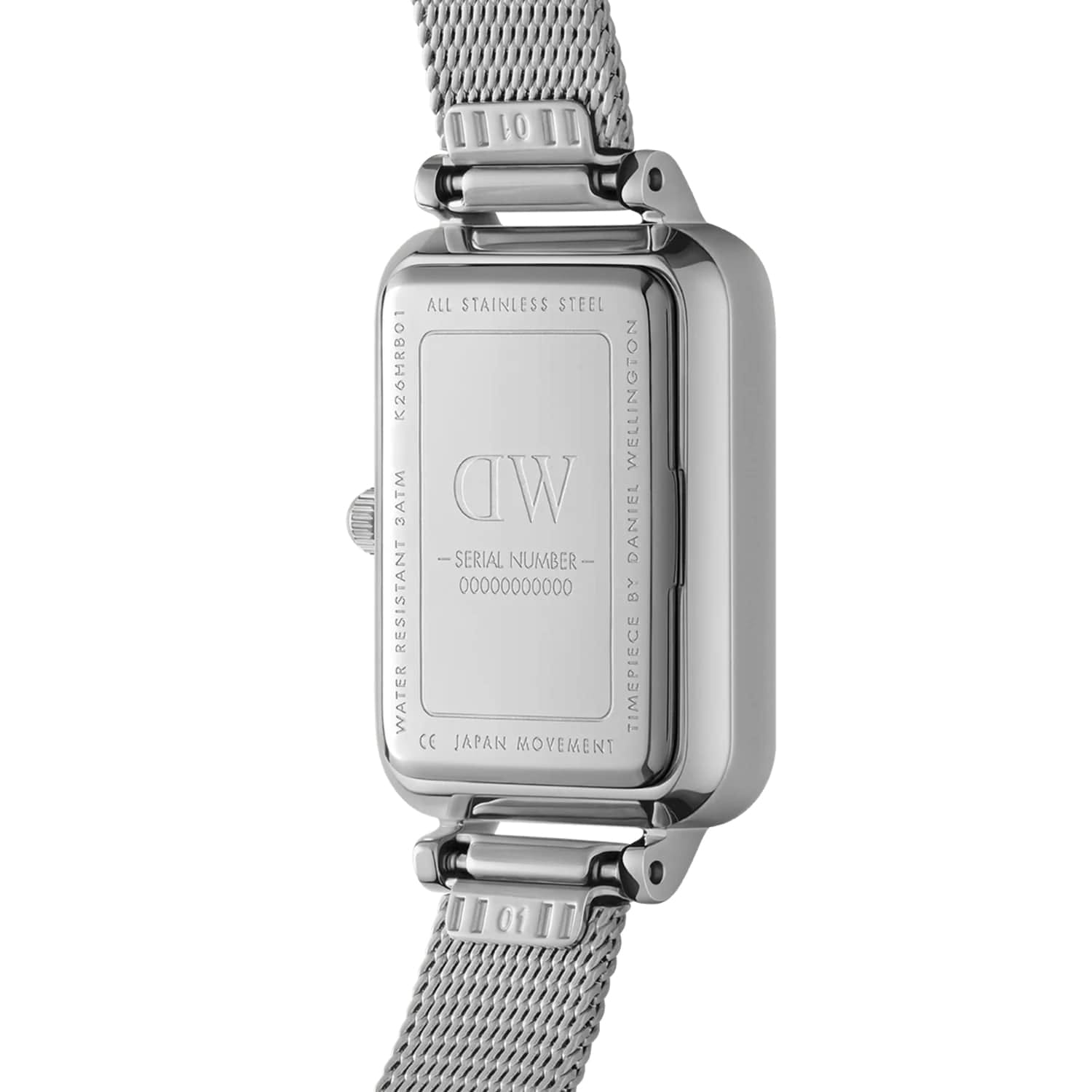 Daniel Wellington Daniel Wellington Quadro DW00100580 , наручные женские часы фото под углом
