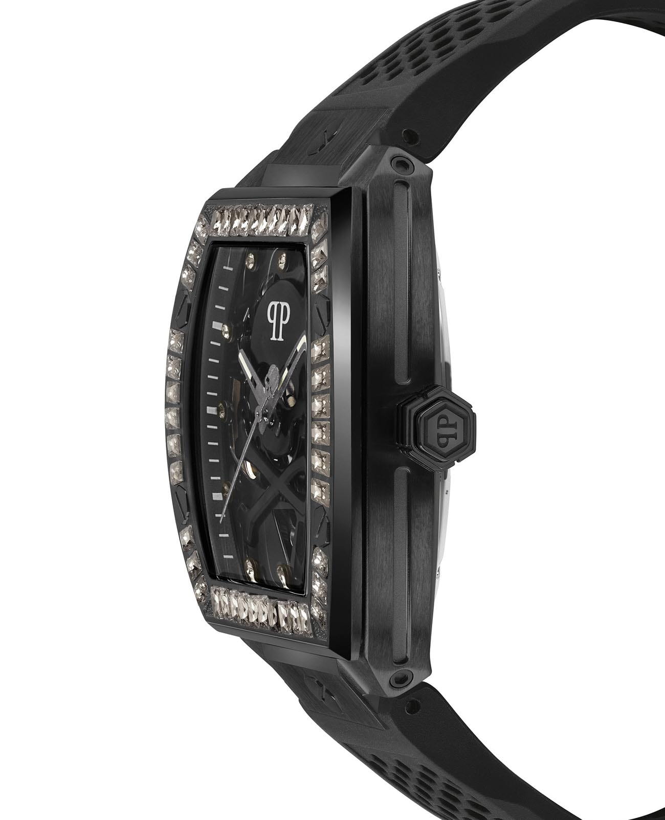 Philipp Plein Philipp Plein The Skeleton PWBAA1923, the skeleton германия мужские часы на браслете силикон боковой вид