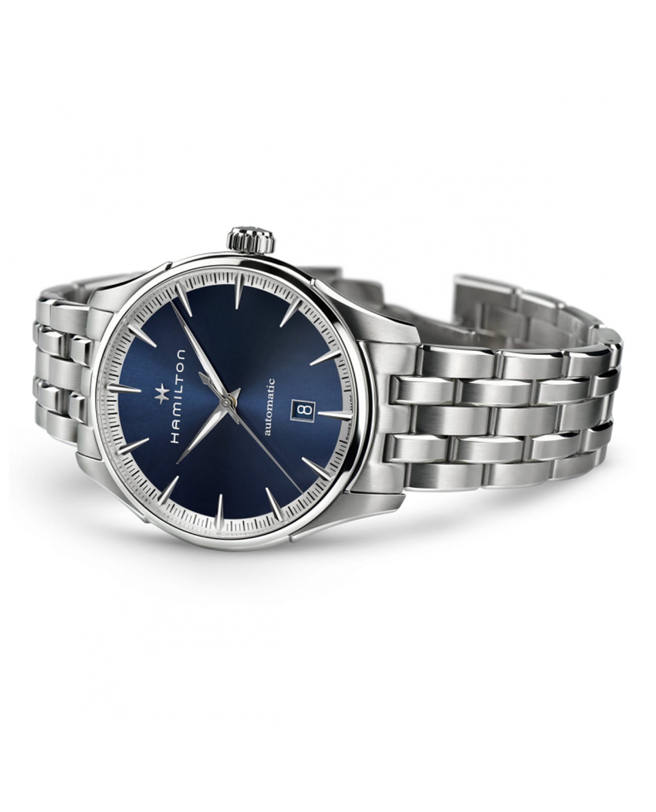 Hamilton Hamilton Jazzmaster Gent Day Automatic H32475140  — детали корпуса и нержавеющая сталь