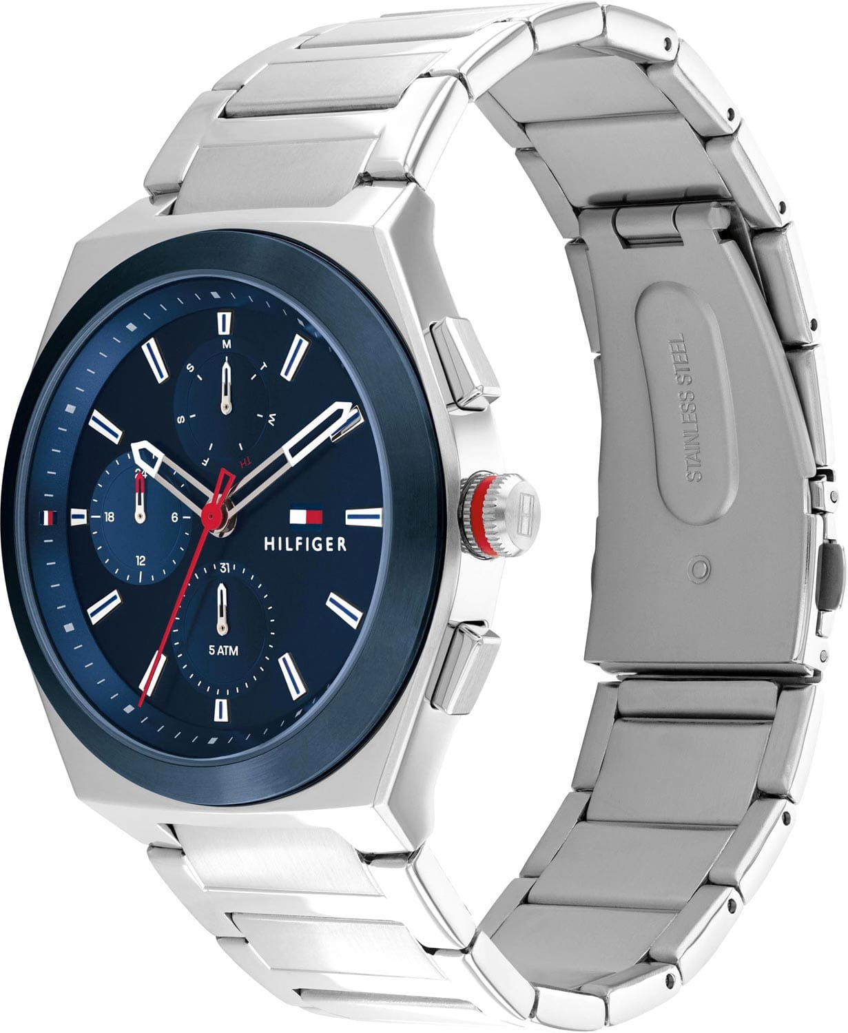 Tommy Hilfiger Tommy Hilfiger Multifunction 1791896,  сша мужские часы на браслете нержавеющая сталь боковой вид