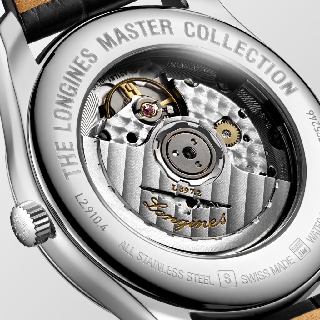 Longines Longines Master Collection L2.908.4.51.8, master collection швейцария мужские часы на браслете кожаный боковой вид