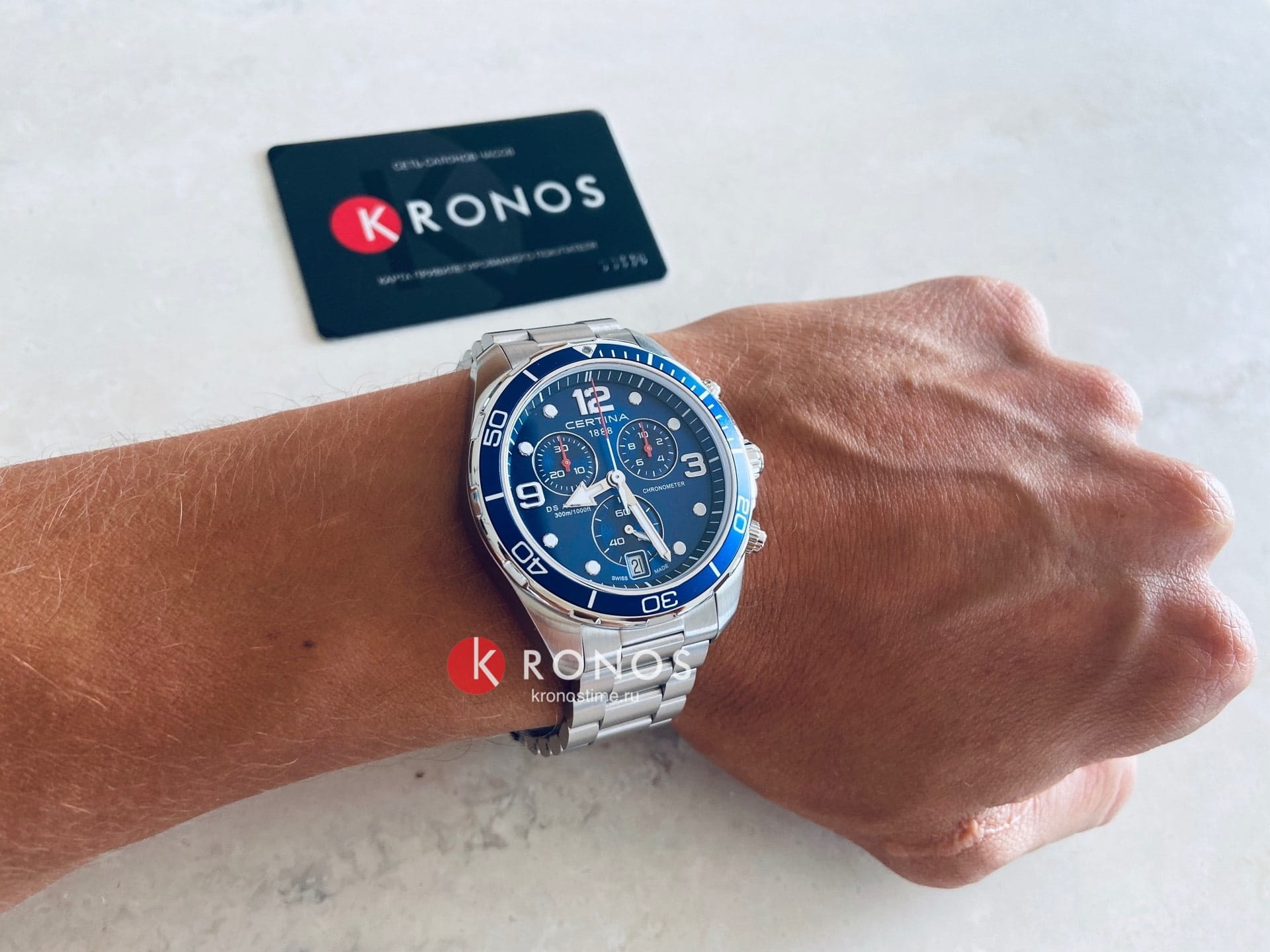 Certina Certina DS Action Chrono COSC C032.434.11.047.00 DS Action — детали корпуса и нержавеющая сталь