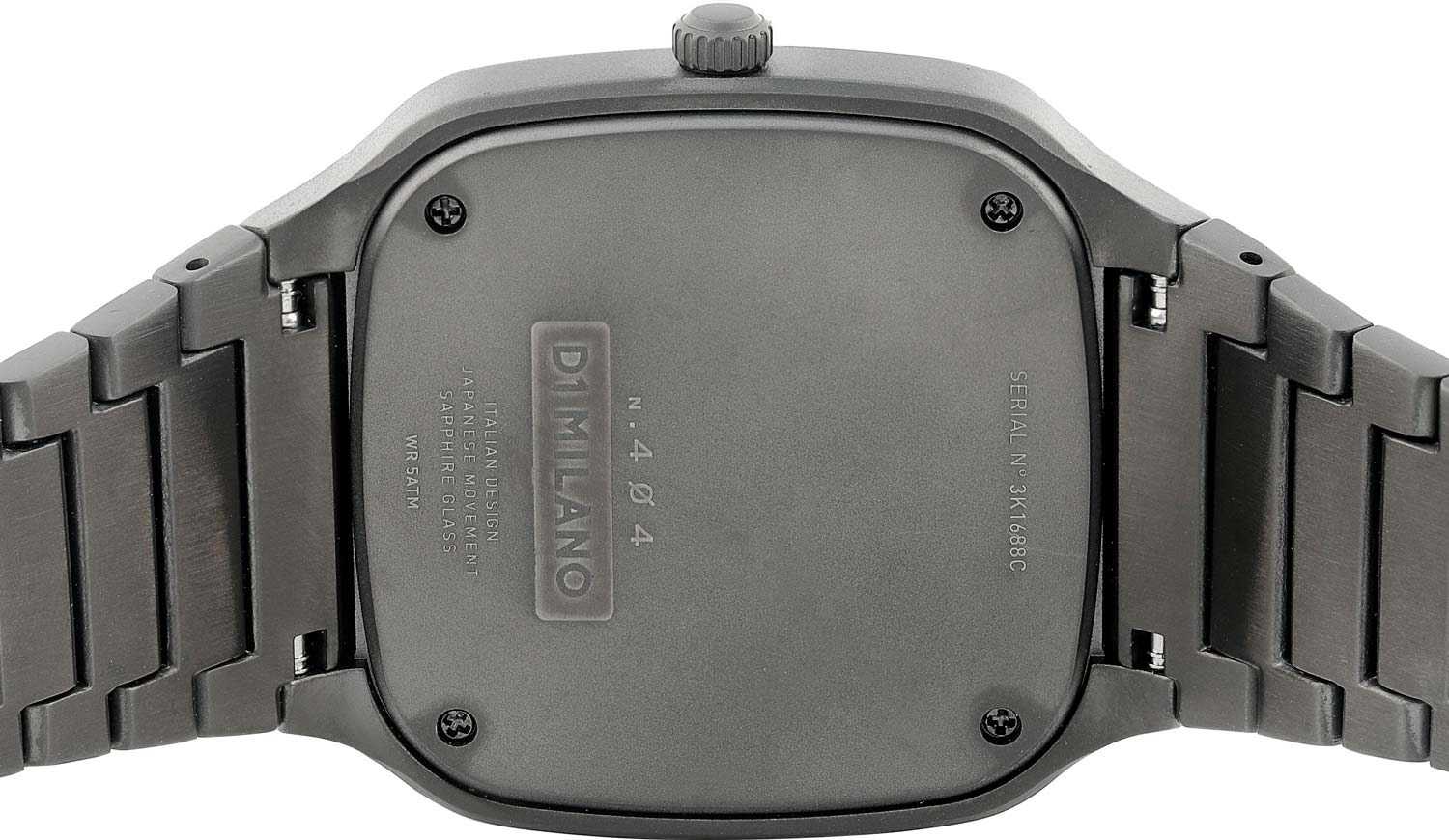 D1 Milano D1 Milano Square SQBJ08  — детали корпуса и нержавеющая сталь с pvd-покрытием