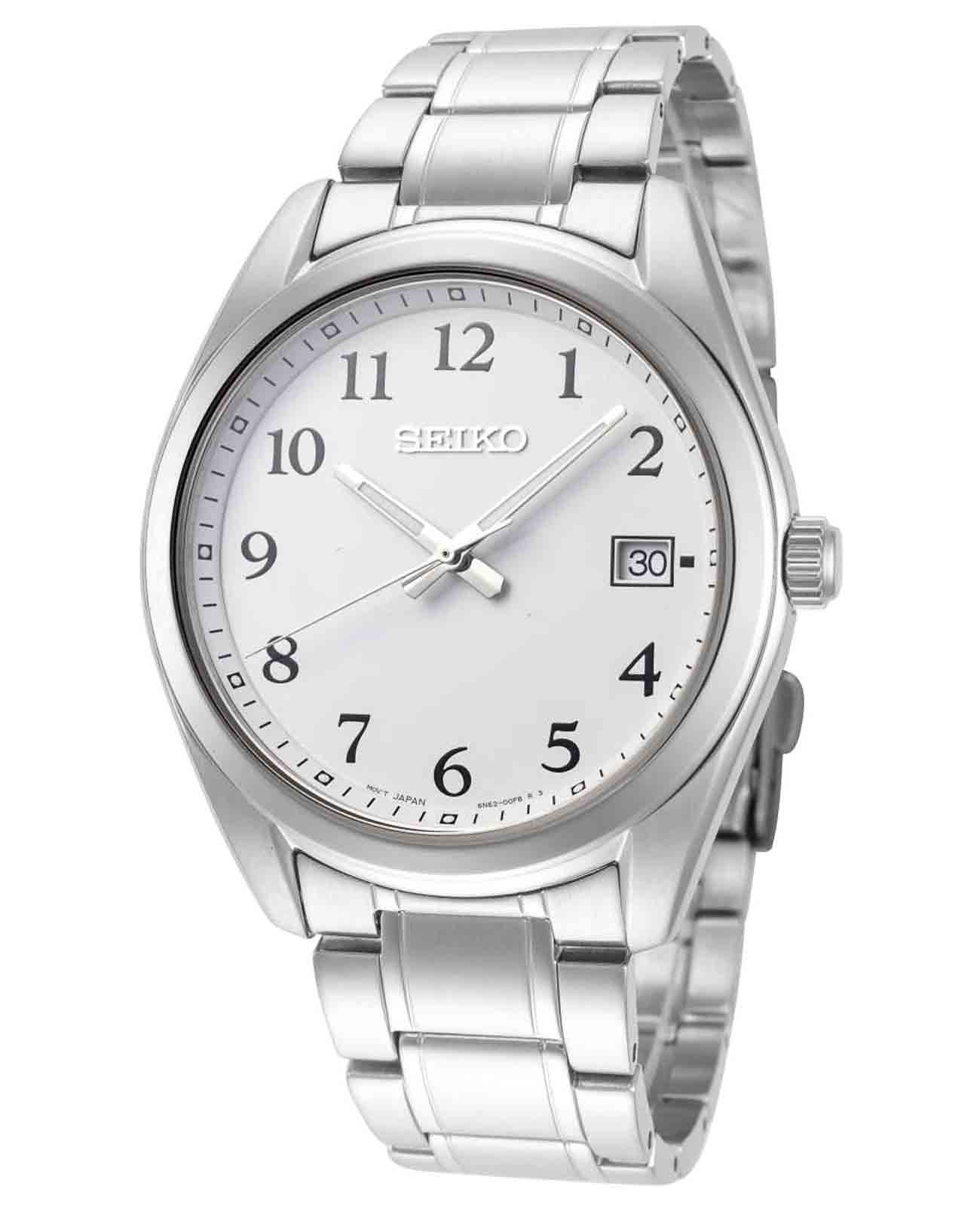 Seiko SUR459P1 мужские часы застежка крупным планом