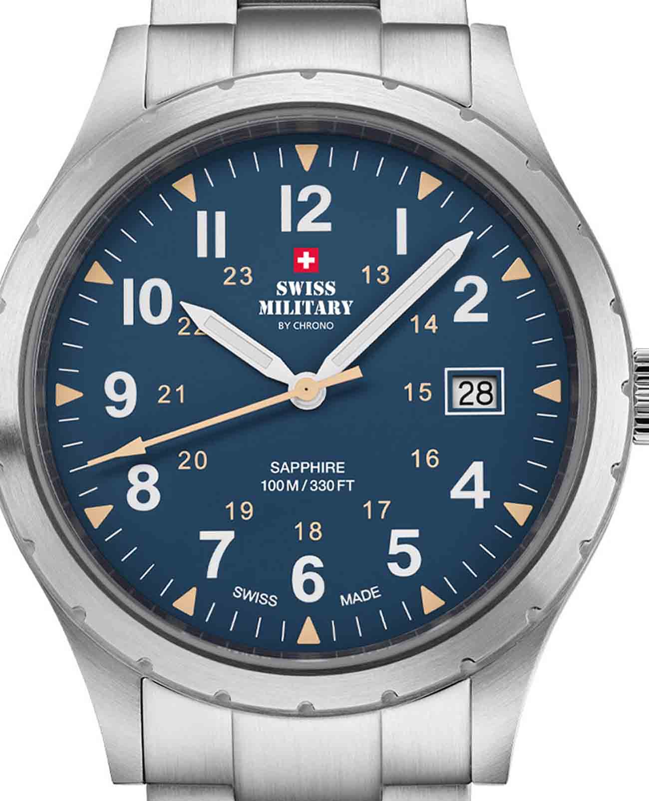 Swiss Military by Chrono SM34108.03 мужские часы застежка крупным планом