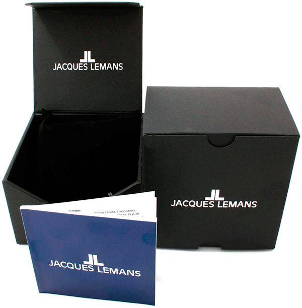 Jacques Lemans Jacques Lemans 1-1936B , наручные мужские часы фото под углом