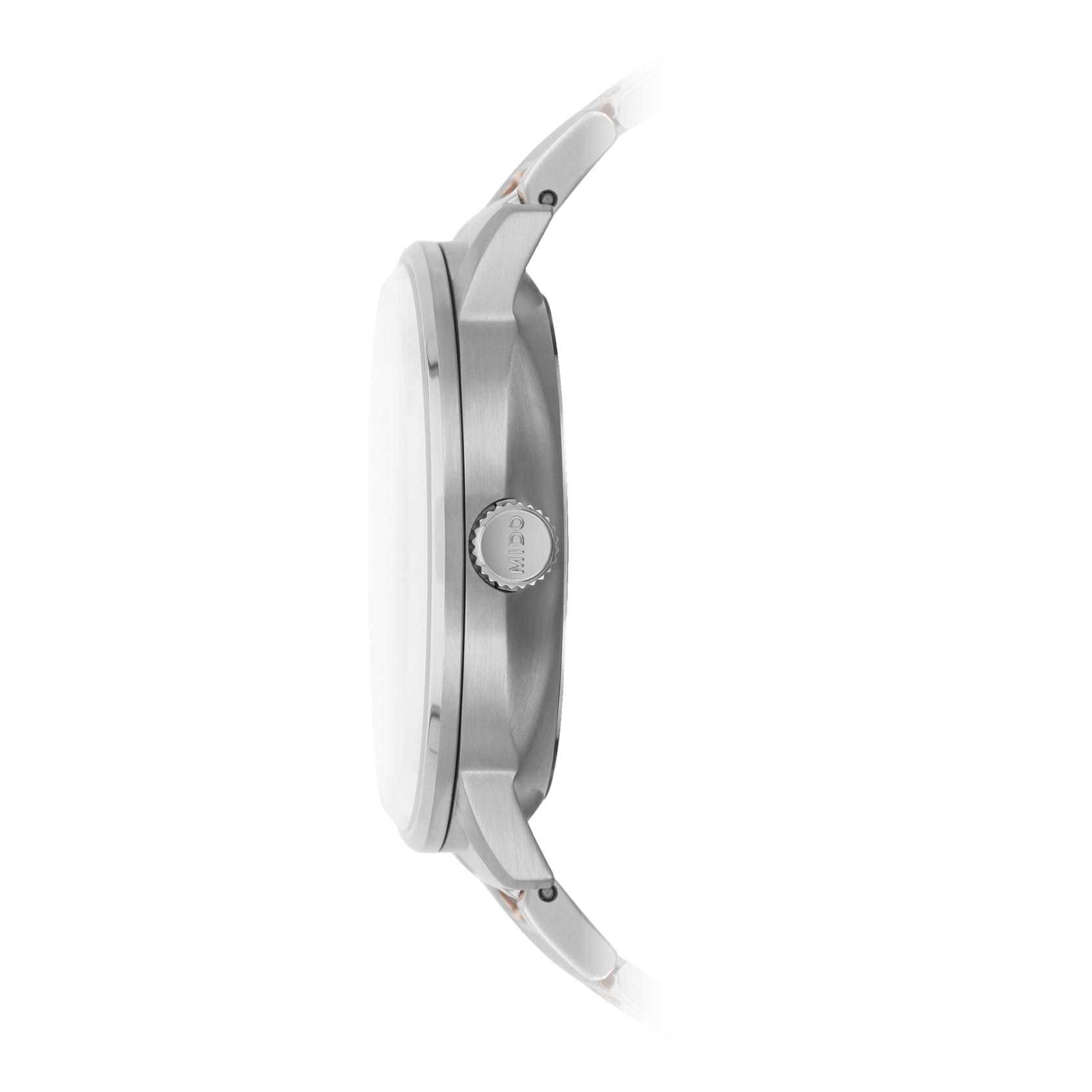 Mido Mido Commander Chronometer M021.431.11.031.00, commander швейцария мужские часы на браслете нержавеющая сталь боковой вид