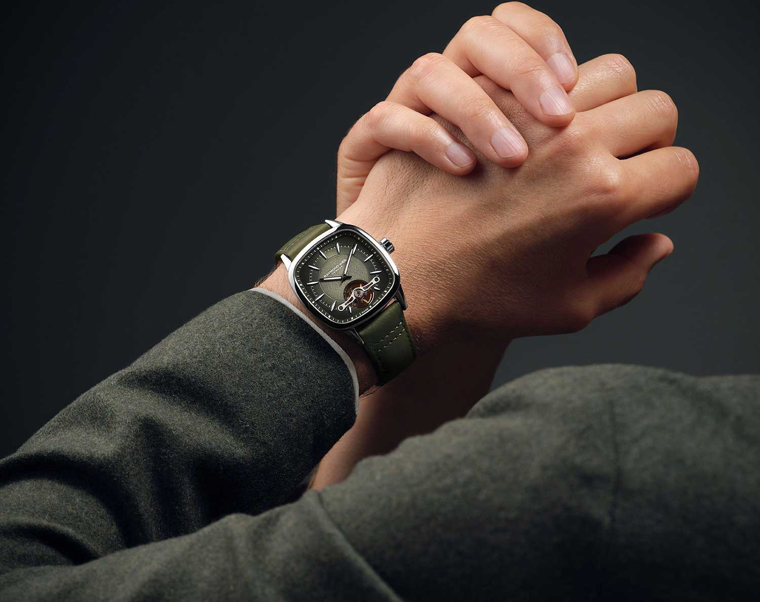 Raymond Weil Raymond Weil Freelancer 2790-STC-52051, freelancer швейцария мужские часы на браслете кожаный боковой вид
