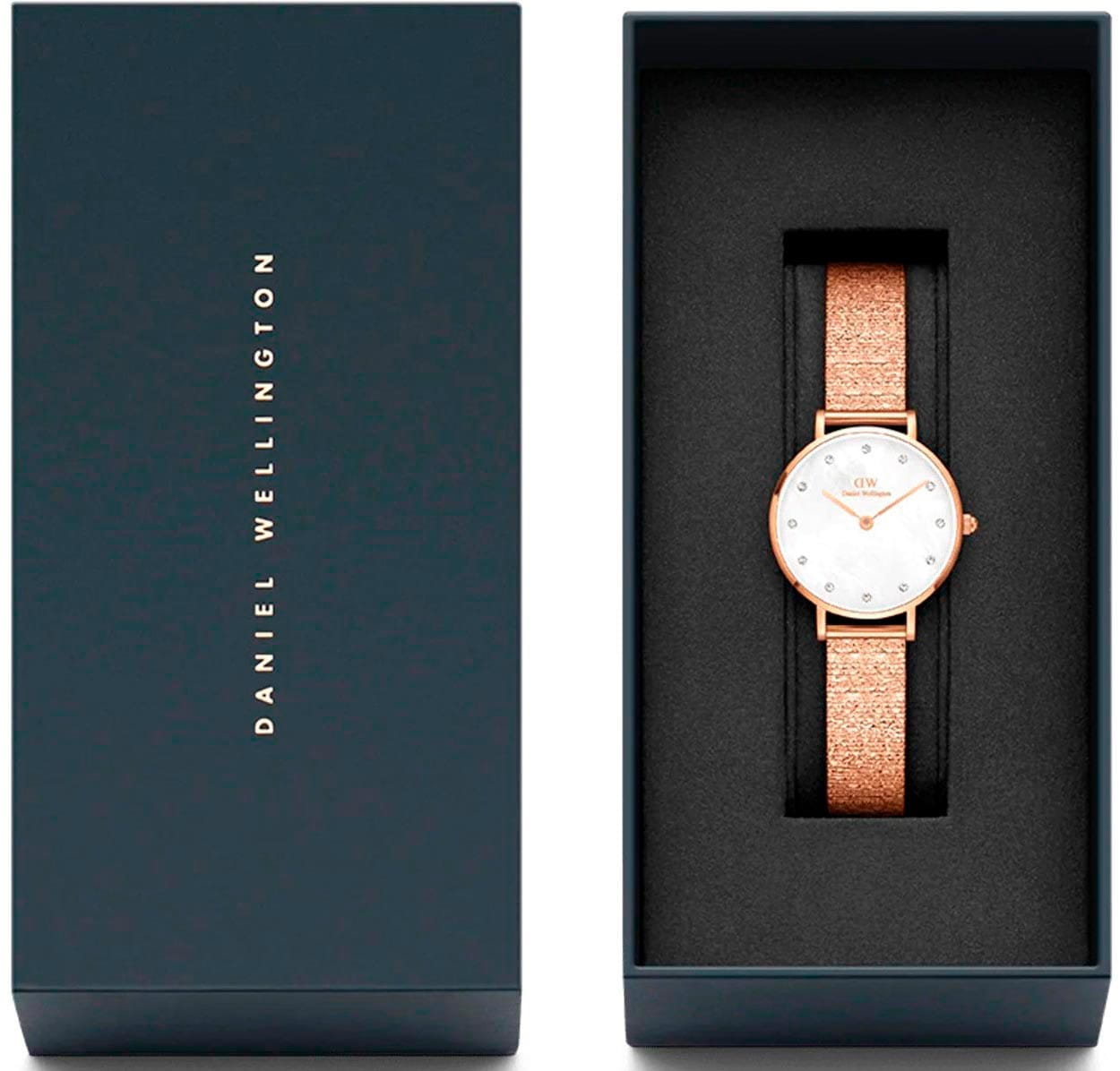 Оригинальные часы Daniel Wellington Daniel Wellington Petite Lumine Pressed Melrose DW00100590 кварцевые калибр механизма  общий вид
