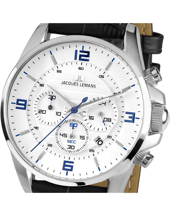 Jacques Lemans Jacques Lemans 1-1857B , наручные мужские часы фото под углом