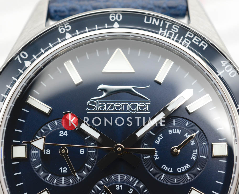 Slazenger Slazenger SL.09.2361.2.03,  англия мужские часы на браслете кожаный боковой вид