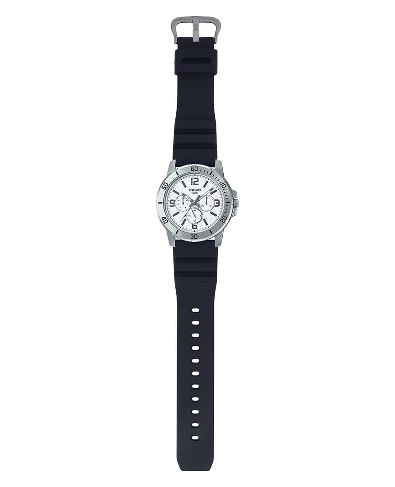 Casio Casio Collection MTP-VD300-7BUDF (MTP-VD300-7B) мужские часы белый циферблат на запястье