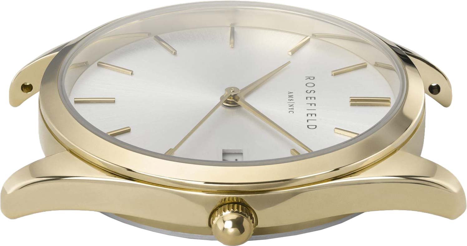 Rosefield Rosefield The Ace ACSG-A03 женские часы серебристый циферблат на запястье