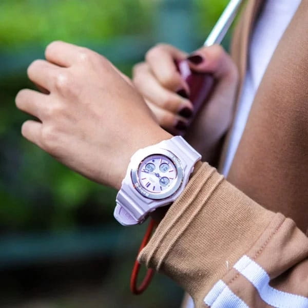 Оригинальные часы Casio Casio Baby-G BGA-100ST-4A кварцевые калибр механизма  общий вид