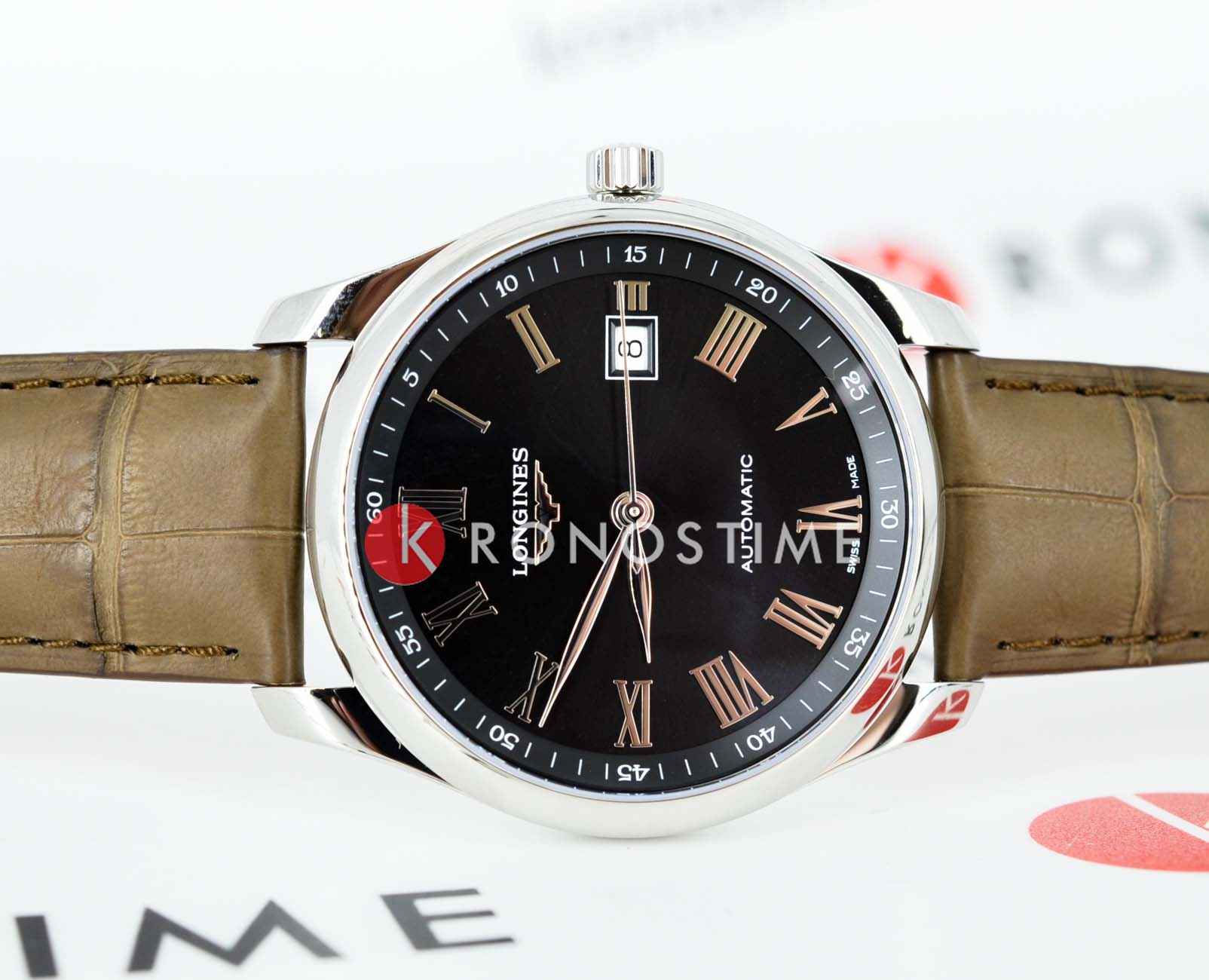 Longines Longines Master Collection L2.793.4.59.2 , наручные мужские часы фото под углом