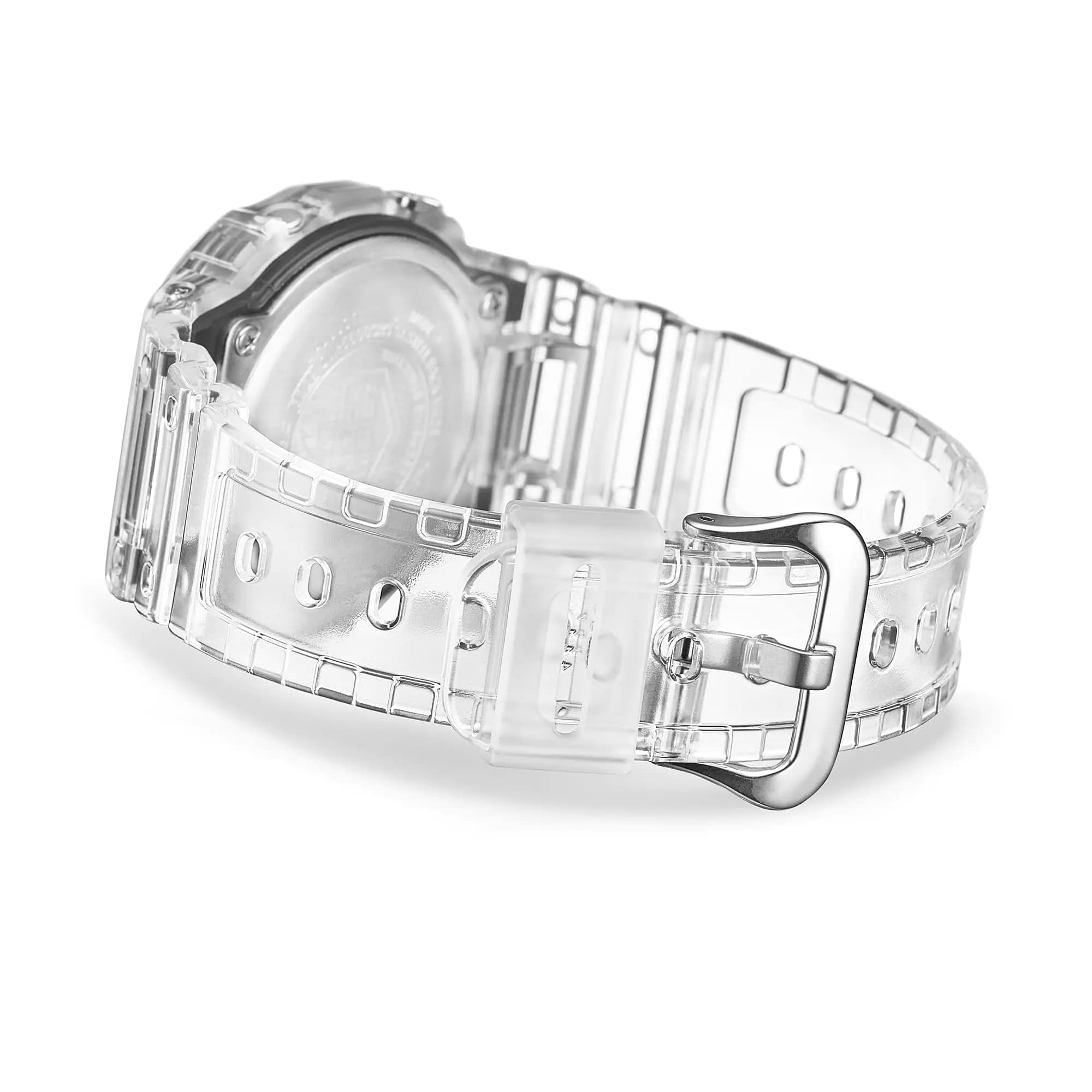 Casio DW-5600SRS-7 мужские часы застежка крупным планом