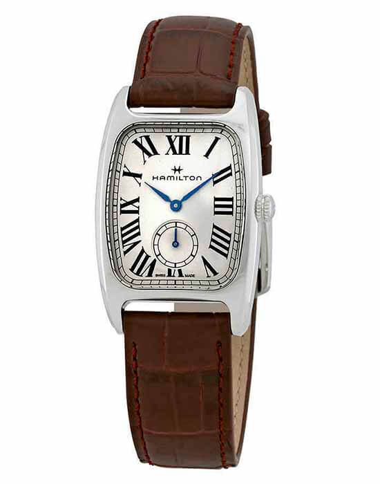 Hamilton Hamilton American Classic Boulton Small Second Quartz H13421511 , наручные женские часы фото под углом
