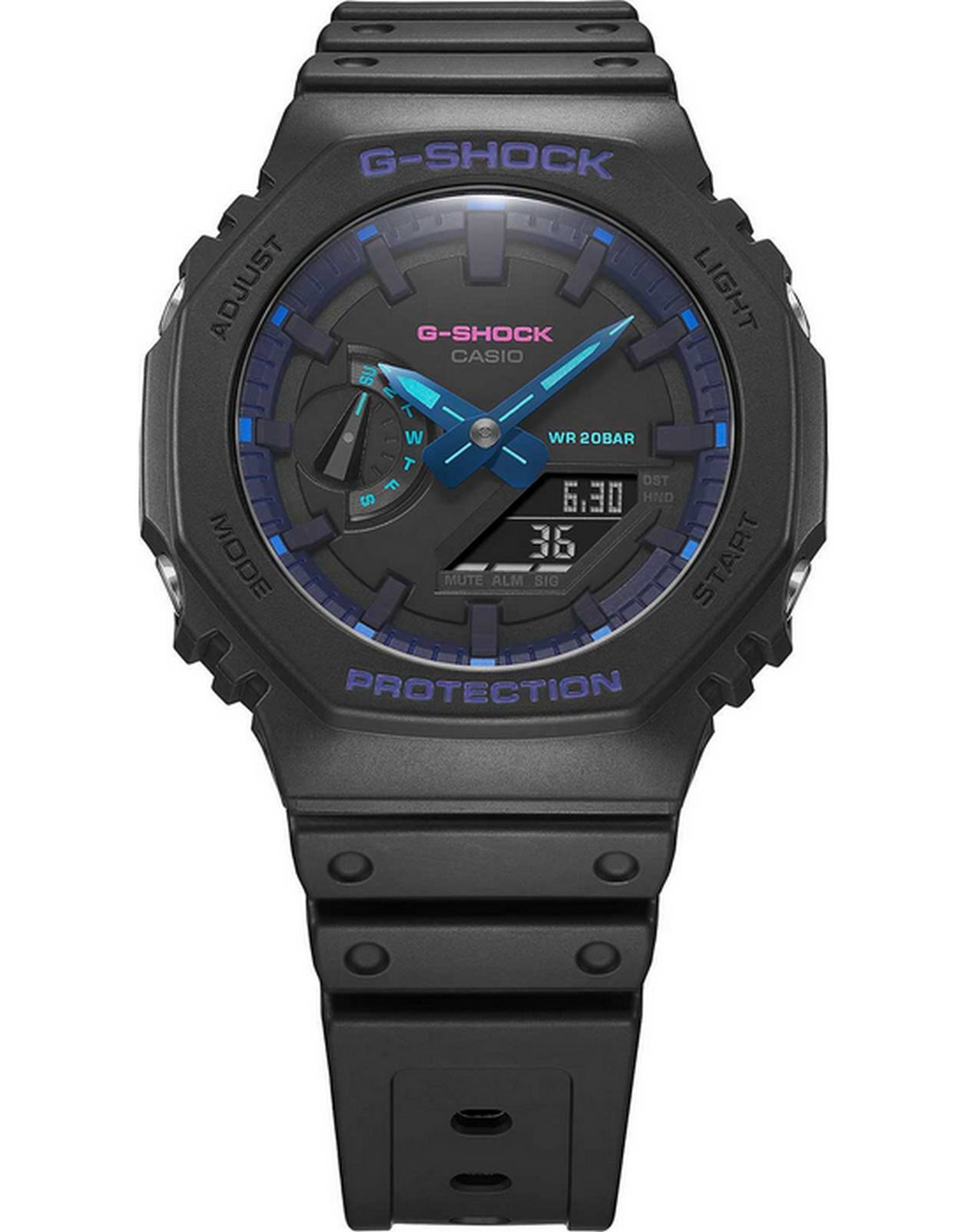 Casio Casio G-Shock Virtual Blue GA-2100VB-1ADR (GA-2100VB-1A) GA-2100 - задняя крышка пластик корпуса, япония часы