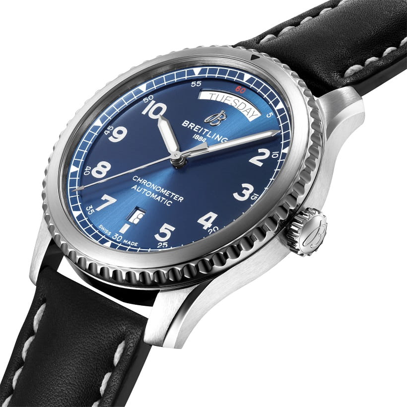 Breitling Breitling Aviator 8 Automatic Day & Date 41 A45330101C1X1 , наручные мужские часы фото под углом