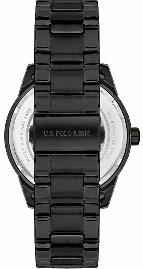 U.S. Polo Assn. U.S. Polo Assn. Fundamental USPA1042-03,  сша мужские часы на браслете нержавеющая сталь с ip-покрытием боковой вид
