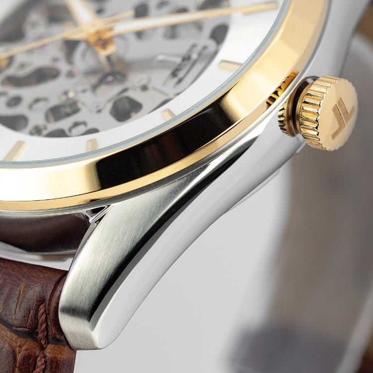 Jacques Lemans Jacques Lemans Automatic 1-2087D мужские часы серебристый циферблат на запястье