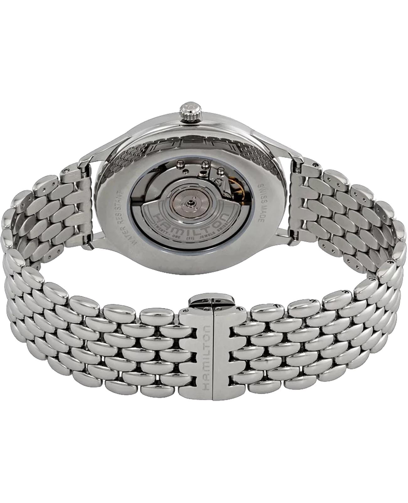 Hamilton Hamilton Jazzmaster Thinline Auto H38525121 , наручные мужские часы фото под углом