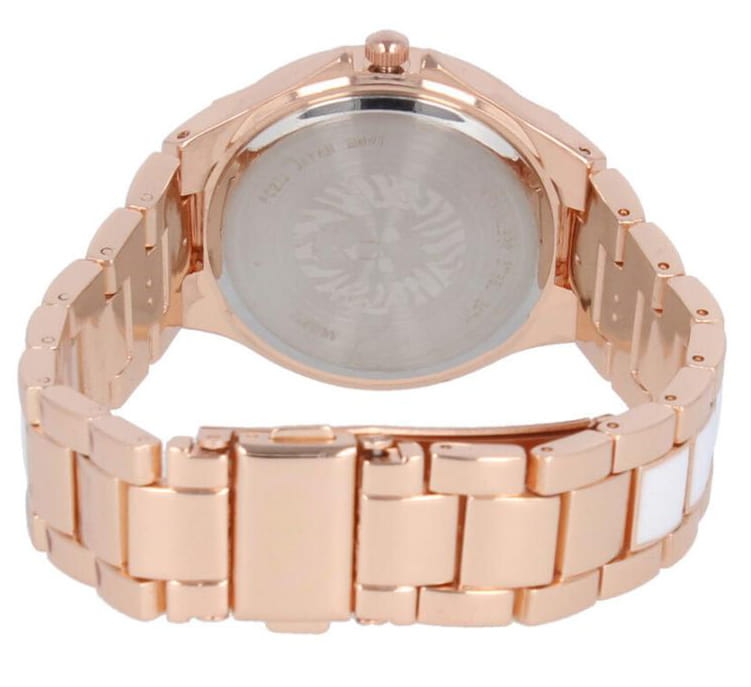 Anne Klein Anne Klein Metals 3922WTRG кварцевые женские часы часы крупный план белый циферблата
