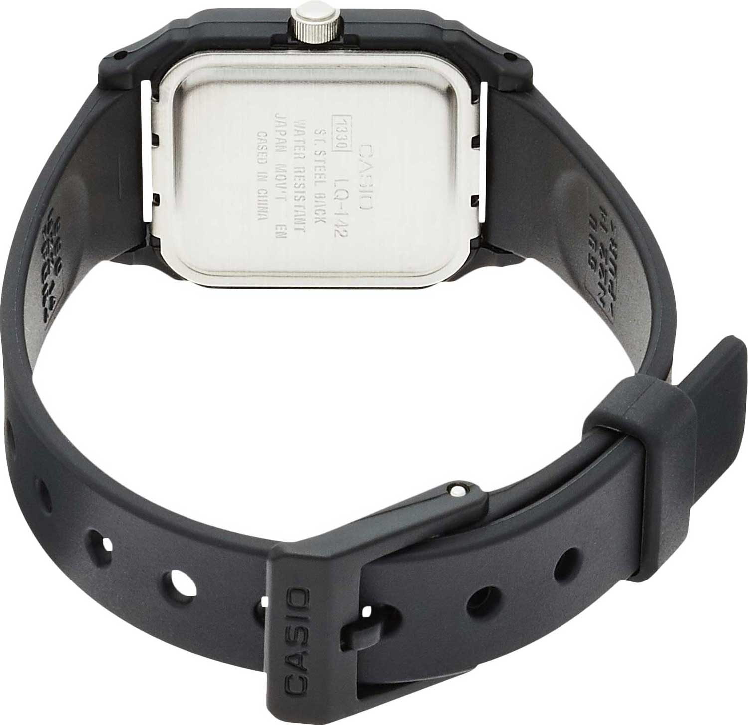 Casio Casio Collection LQ-142-1EDF (LQ-142-1E), collection япония женские часы на браслете пластик боковой вид