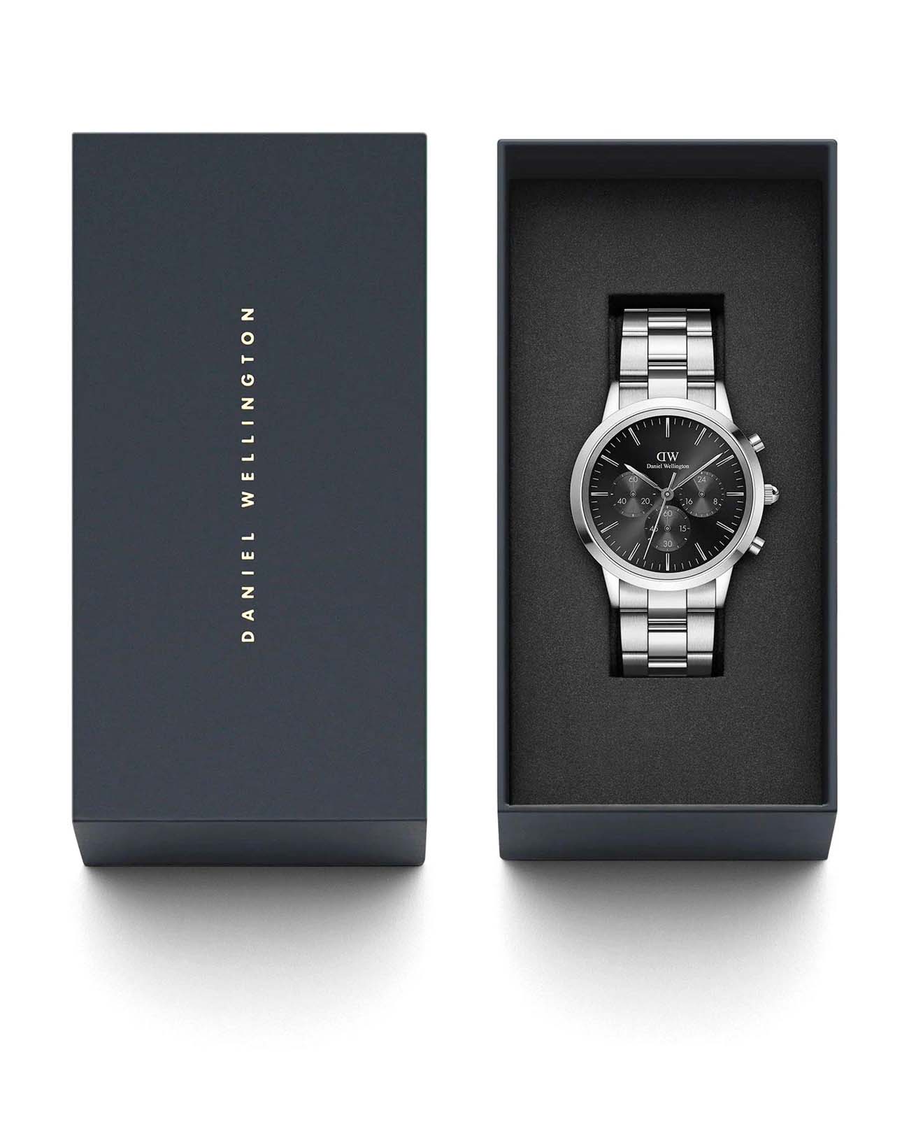 Оригинальные часы Daniel Wellington Daniel Wellington Iconic Link DW00100645 кварцевые калибр механизма  общий вид