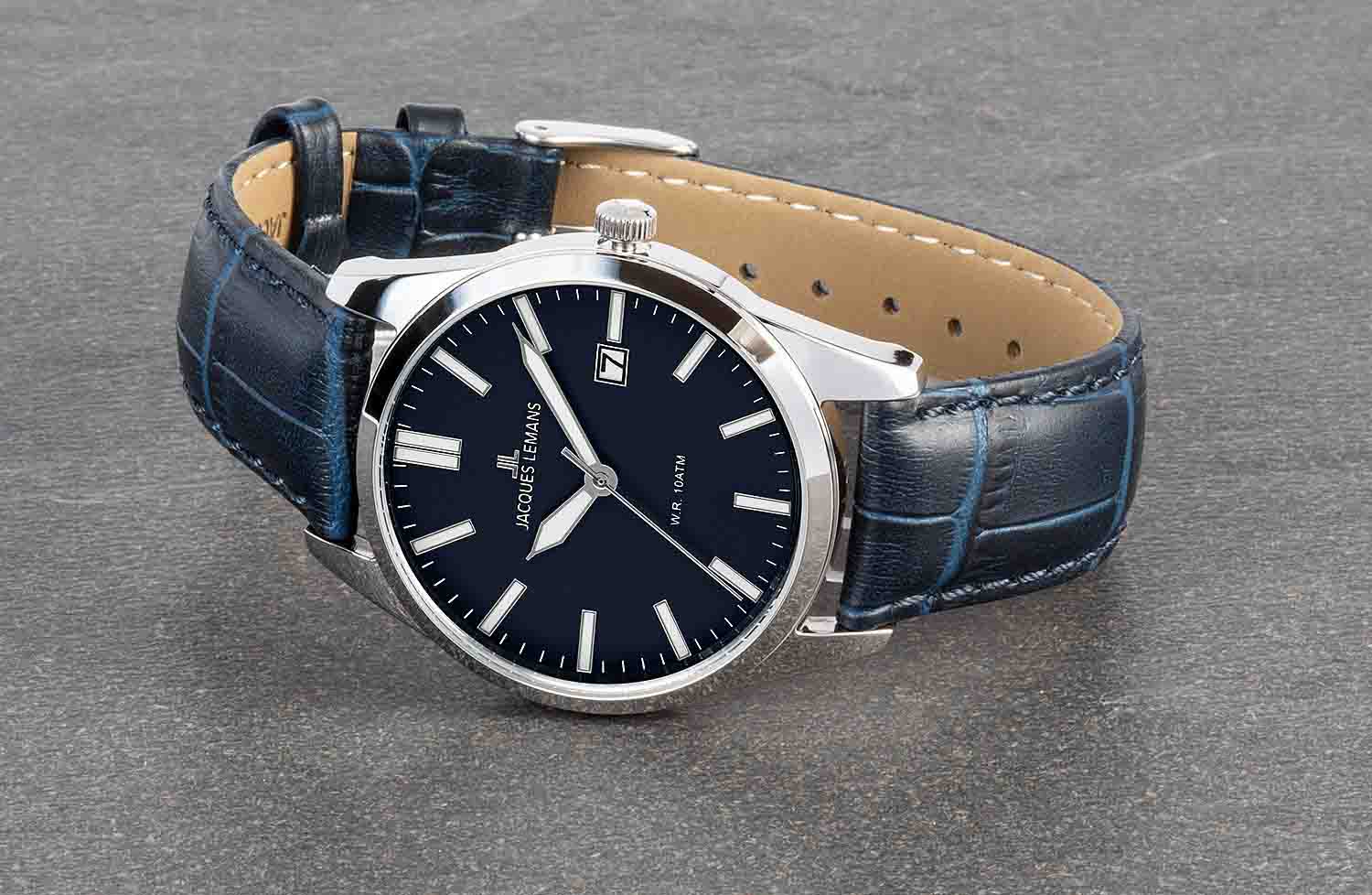 Jacques Lemans Jacques Lemans 1-2002F , наручные мужские часы фото под углом