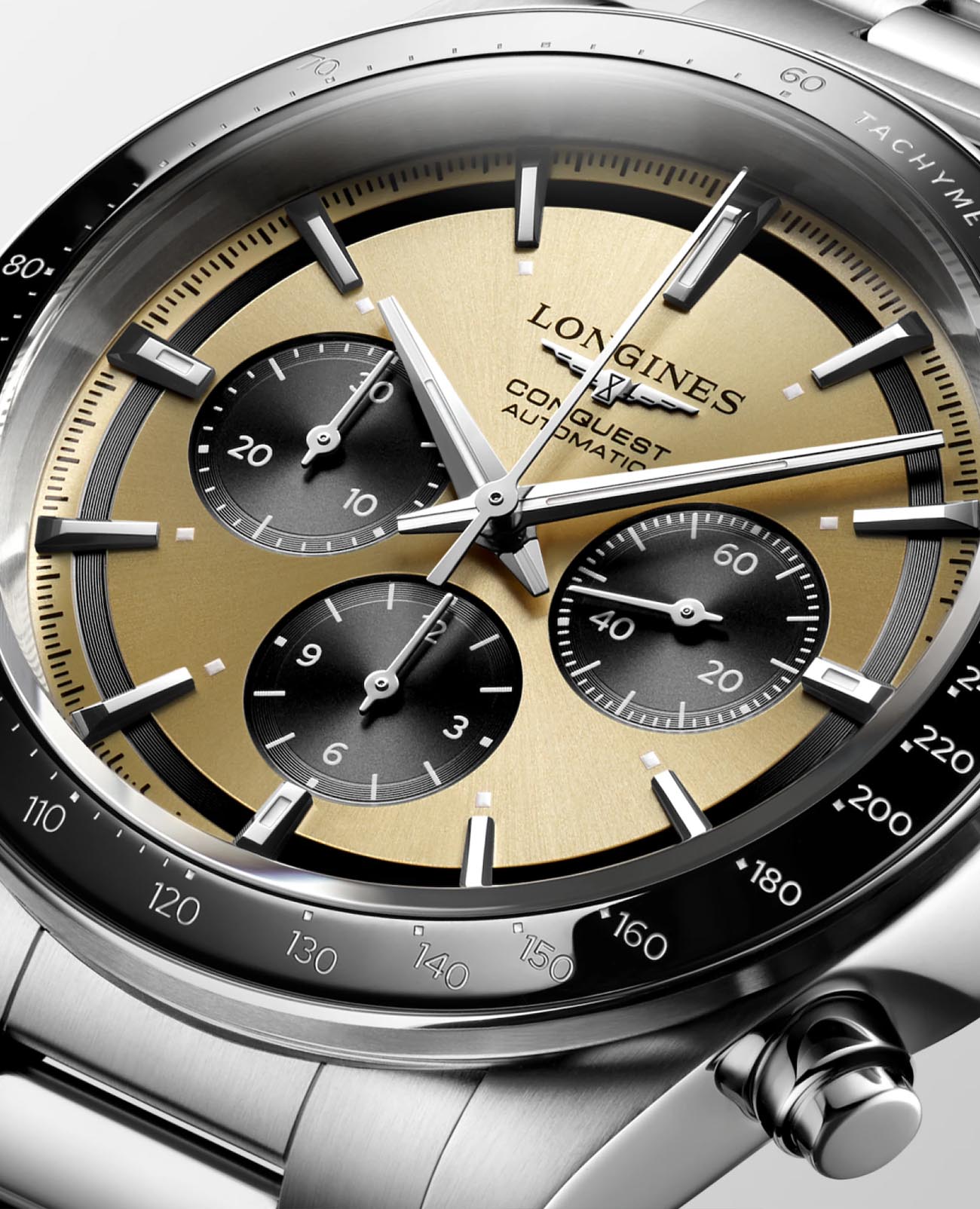 Longines Longines Conquest L3.835.4.32.6 , наручные мужские часы фото под углом