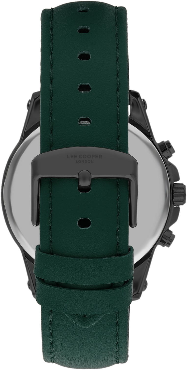 Lee Cooper Lee Cooper LC07525.677,  англия мужские часы на браслете кожаный боковой вид