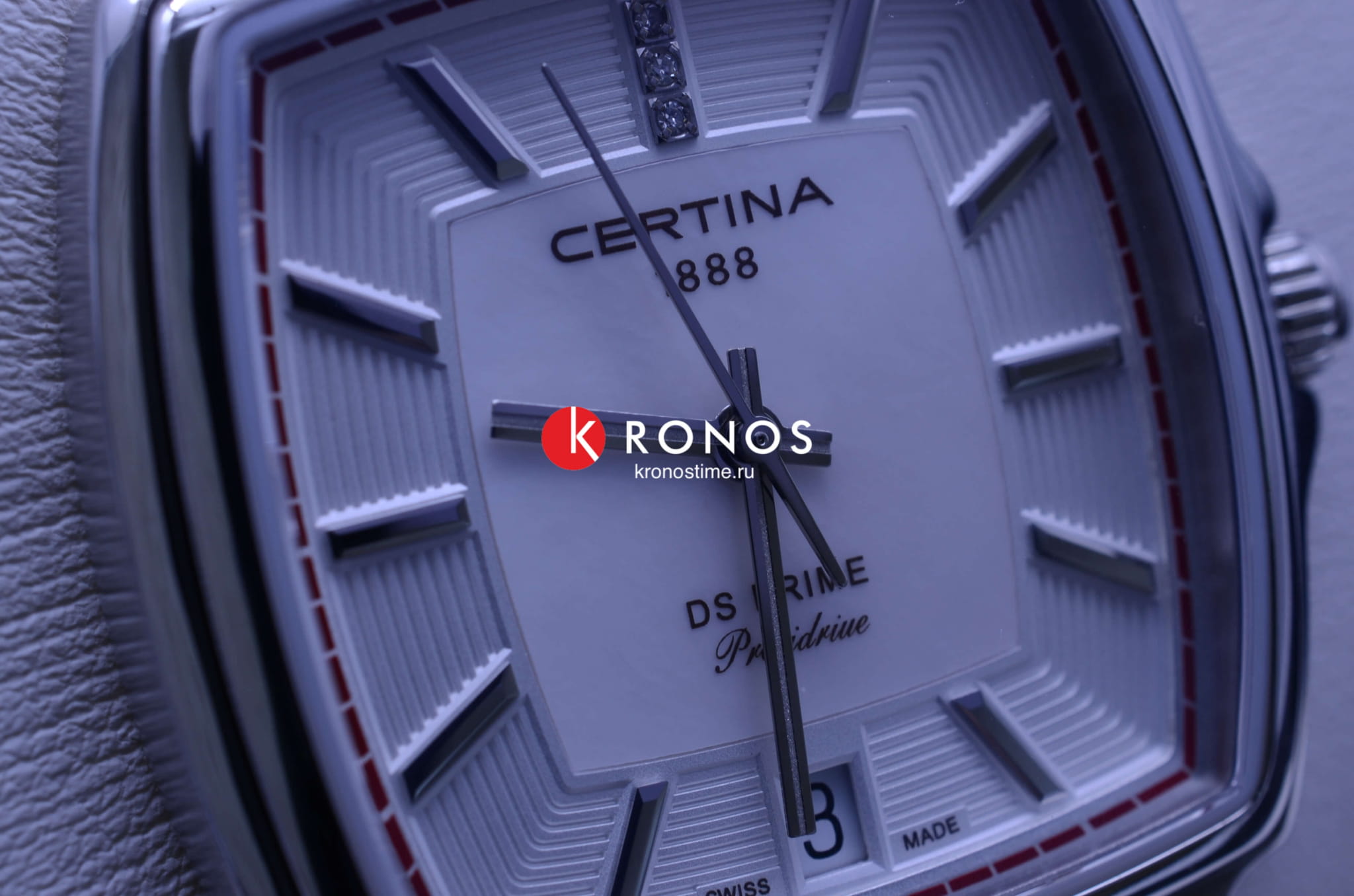 Certina Certina DS Prime C028.310.16.426.00  — детали корпуса и кожаный