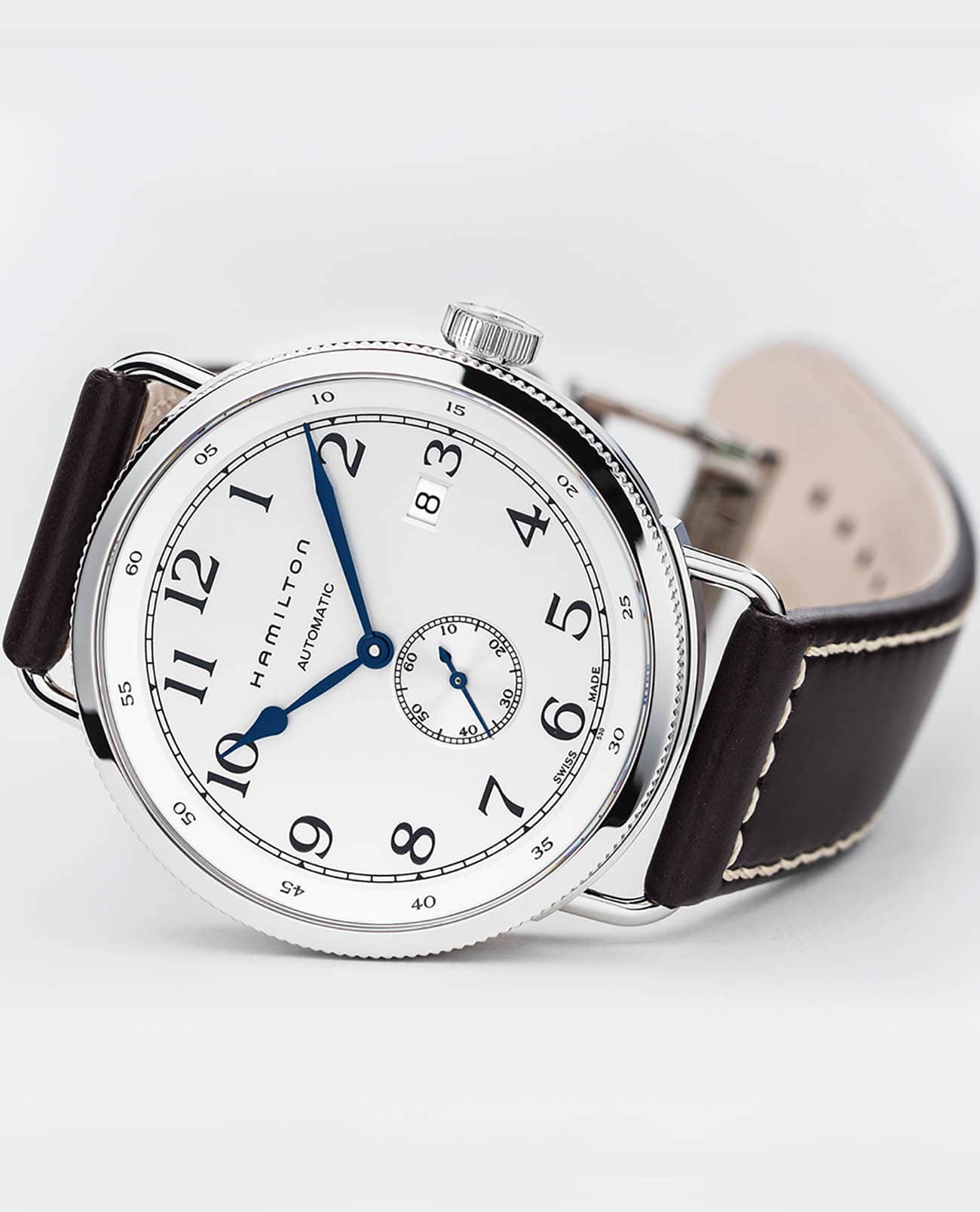 Hamilton Hamilton Khaki Field Pioneer Small Second Auto H78465553, khaki field швейцария мужские часы на браслете кожаный боковой вид