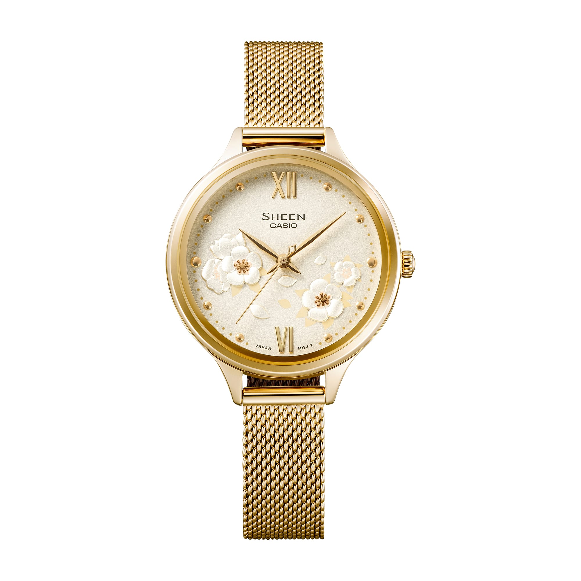 Casio Casio Sheen SHE-4551GM-9A , наручные женские часы фото под углом