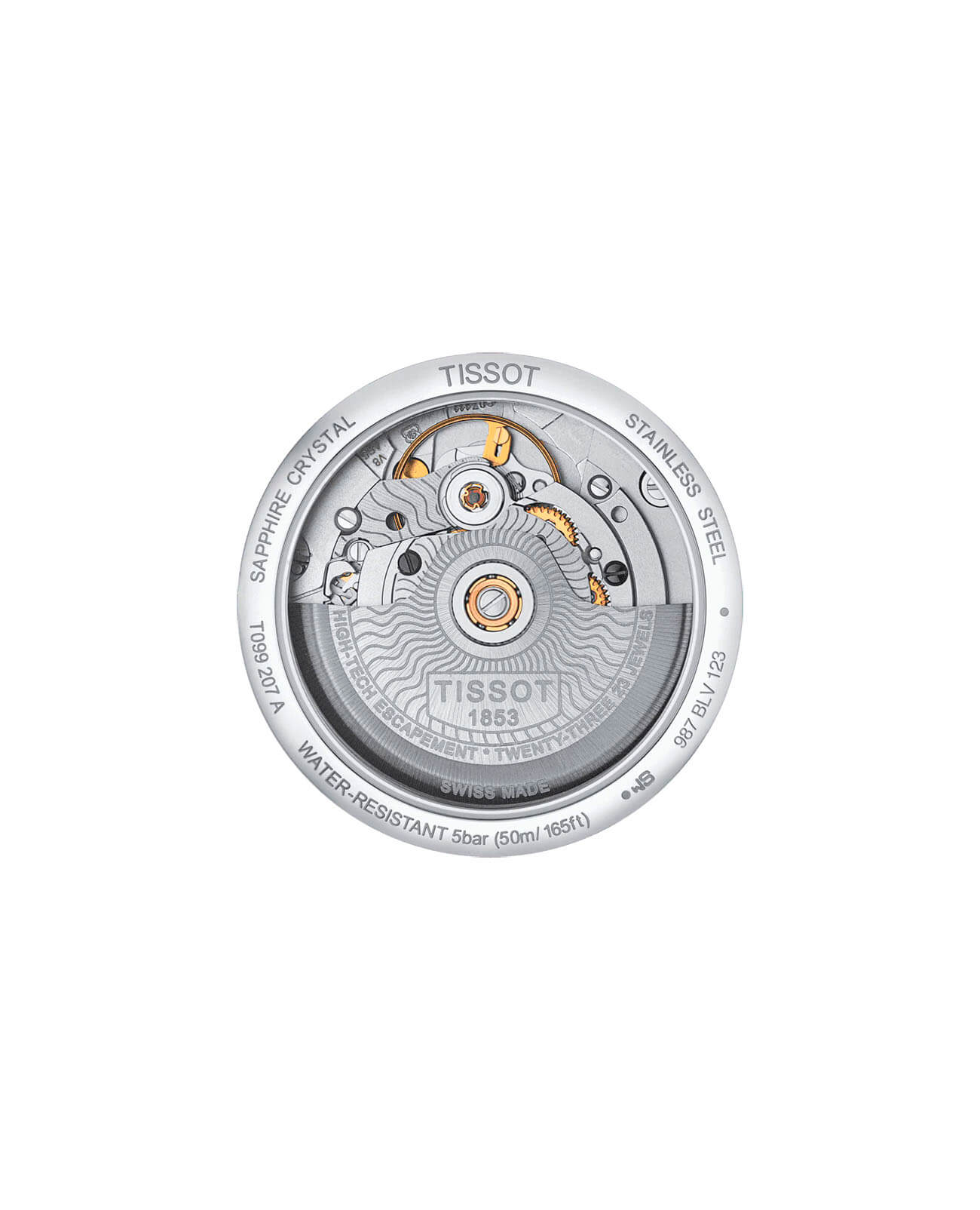 Tissot Tissot Chemin des Tourelles Powermatic 80 Lady T099.207.16.118.00 Chemin des Tourelles, наручные женские часы фото под углом