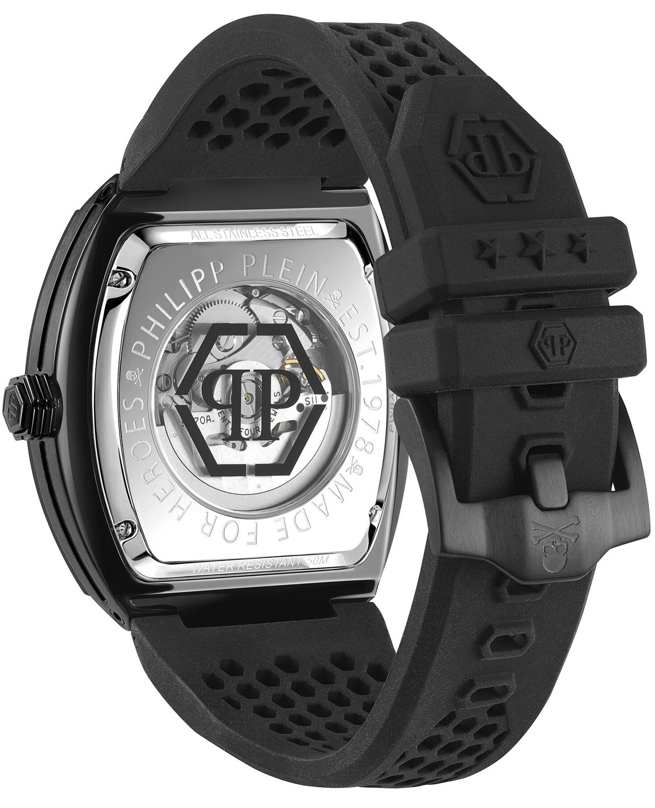 Philipp Plein Philipp Plein The Skeleton PWBAA1923 , наручные мужские часы фото под углом