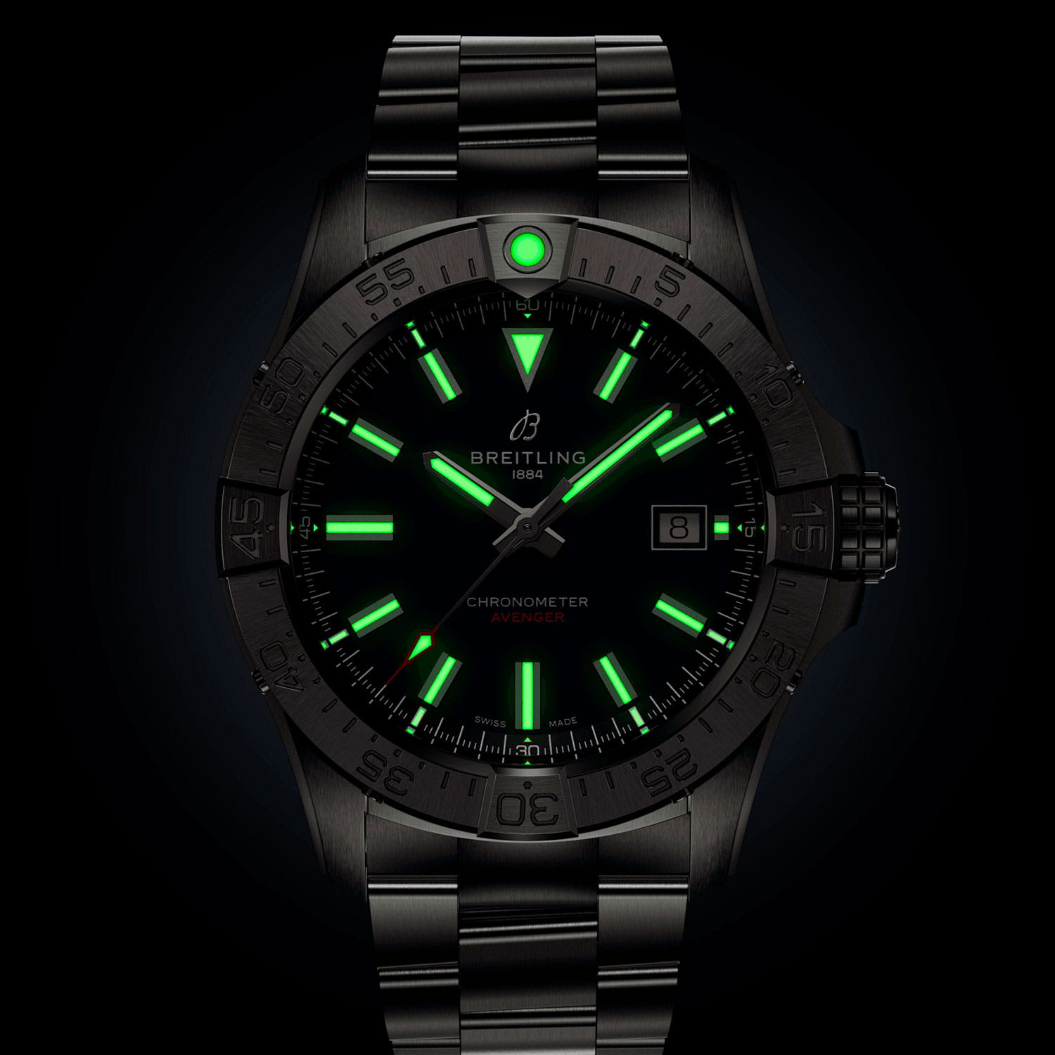Breitling Breitling Avenger Automatic 42 A17328101C1A1  - задняя крышка металл сталь корпуса, швейцария часы