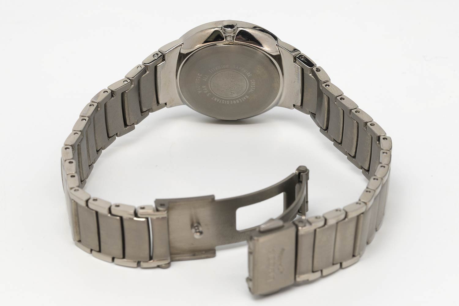 Boccia Titanium Boccia 3158-01 кварцевые женские часы часы крупный план белый циферблата