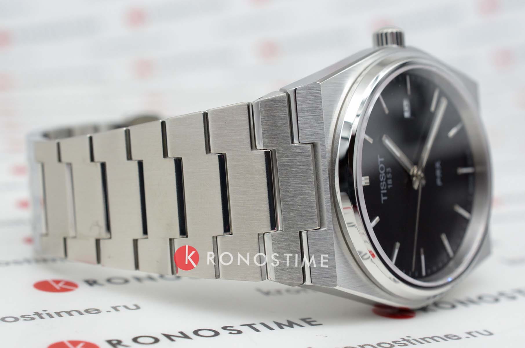 Tissot Tissot PRX T137.410.11.051.00 мужские часы черный циферблат на запястье