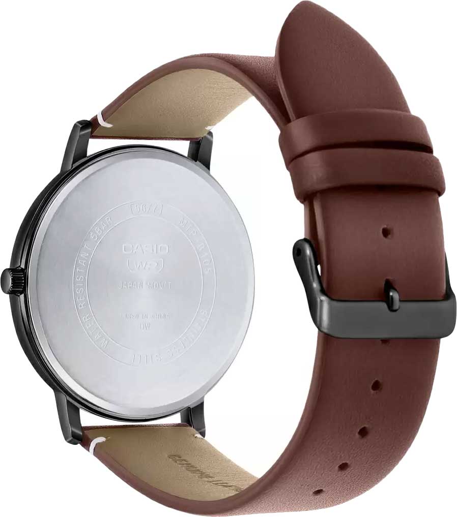 Casio Casio Collection MTP-B105BL-1A мужские часы черный циферблат на запястье