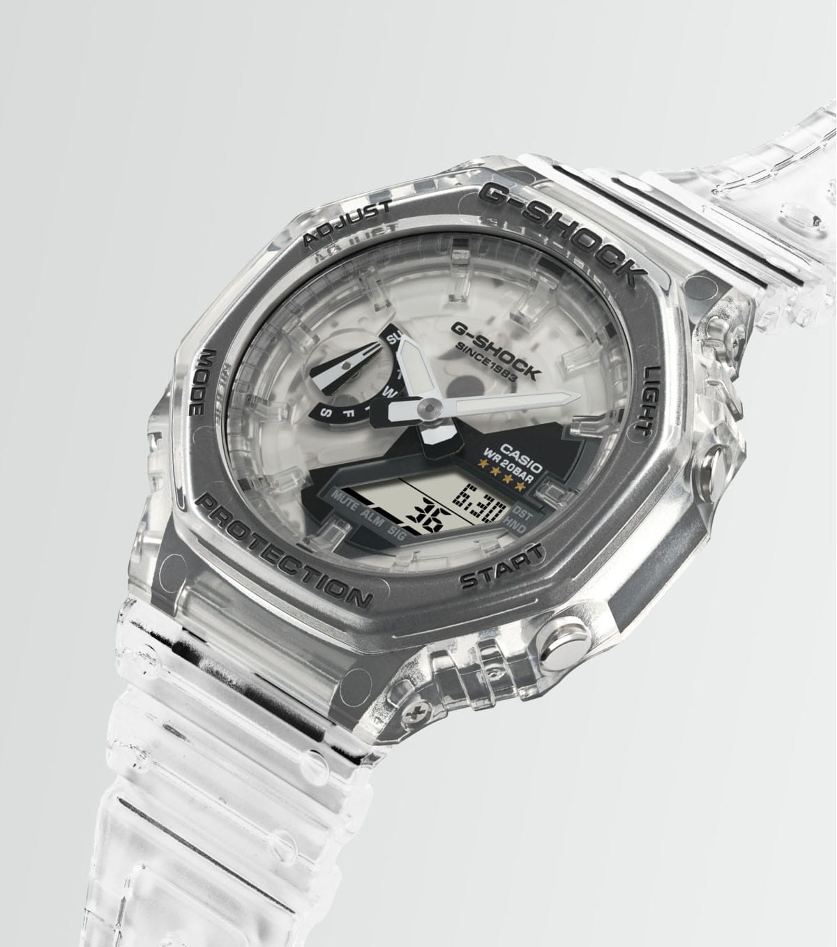 Casio Casio G-Shock GA-2140RX-7AER мужские часы  циферблат на запястье