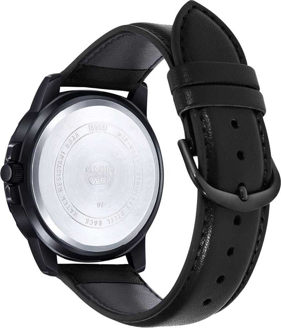Casio Casio Collection MTP-VD01BL-5B , наручные мужские часы фото под углом