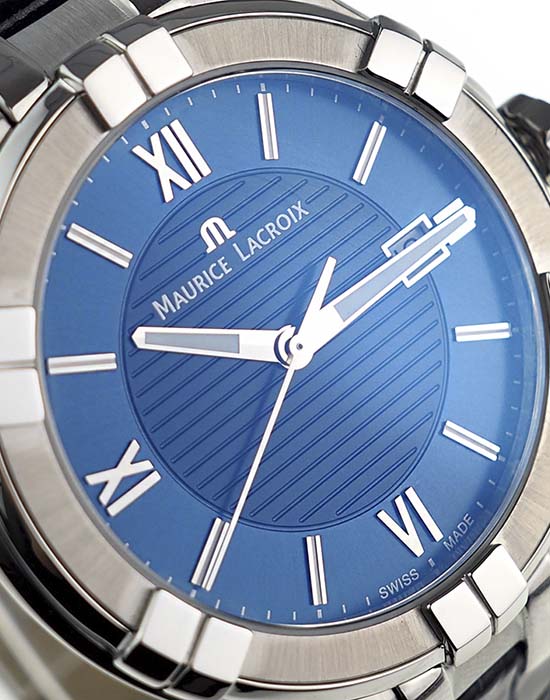 Maurice Lacroix Maurice Lacroix Aikon Date AI1008-SS001-430-1  - задняя крышка сталь металл корпуса, швейцария часы