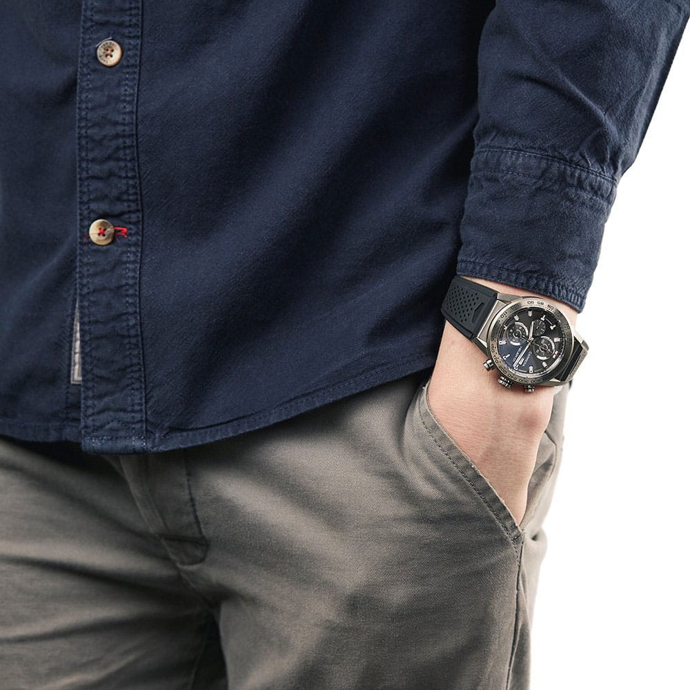 TAG Heuer TAG Heuer Carrera CAR208Z.FT6046 , наручные мужские часы фото под углом