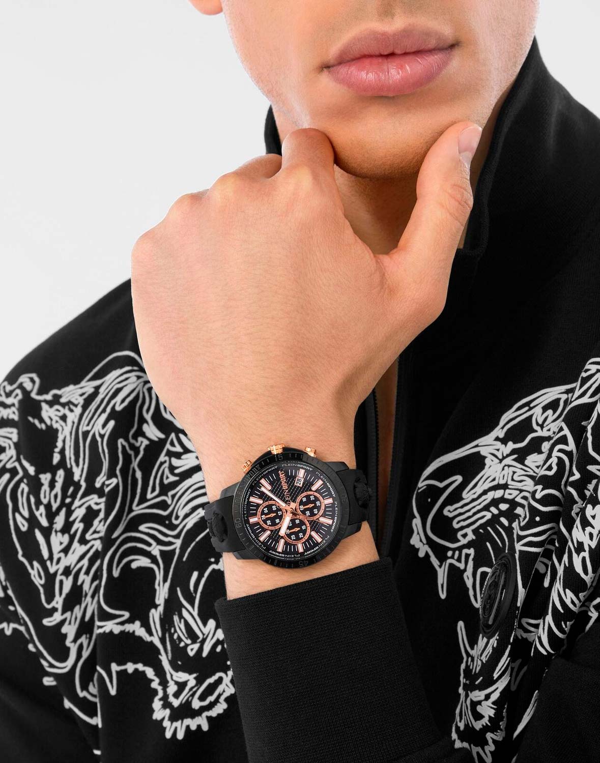 Plein Sport Plein Sport Plain Gain PSCBA0723 , наручные мужские часы фото под углом